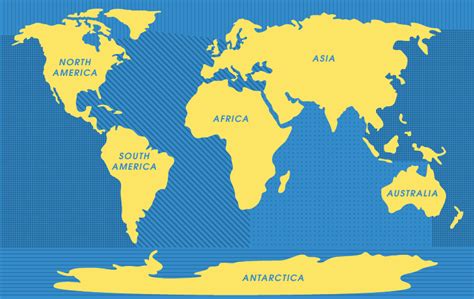 5 Oceans of the World | The 7 Continents of the World