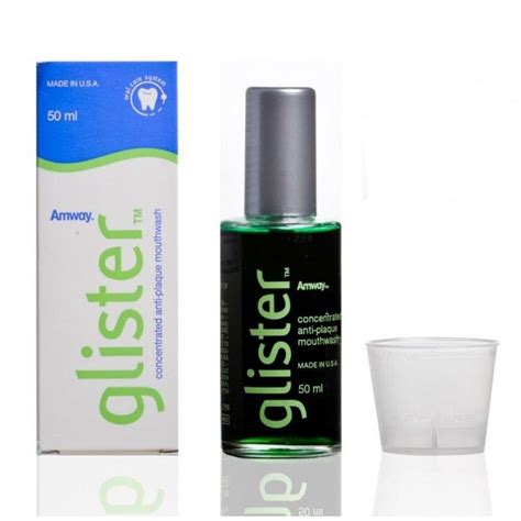 Amway GLISTER Concentrated Anti-Plaque Mouthwash (50ml)