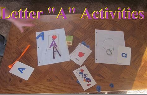 Playing to Learn: Letter "A" Activities