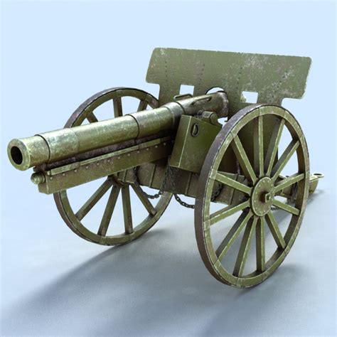 3d model cannon