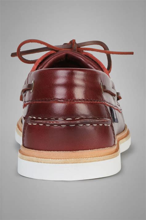 Leather Boat Shoe With Rubber Sole | Boggi