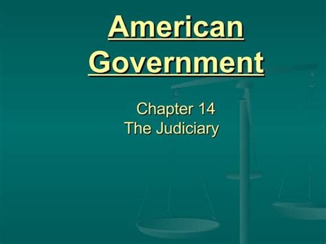 The Judicial Branch | PPT