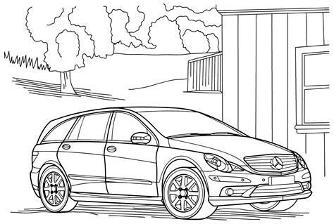 Coloring Page Mercedes-Benz G-Class - Mercedes-Benz Coloring Pages - Coloring Pages For Kids And ...