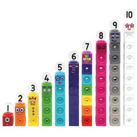 MathLink Cubes NumberBlocks 1-10 Activity Set - Fun Learning