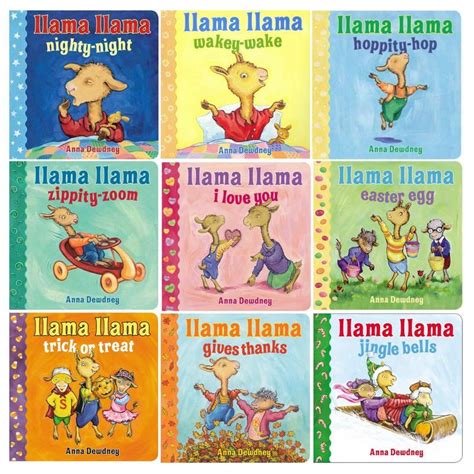 Llama Llama Series by Anna Dewdney BOARD BOOK Assortment Collection Set of 9 de Dewdney, Anna ...