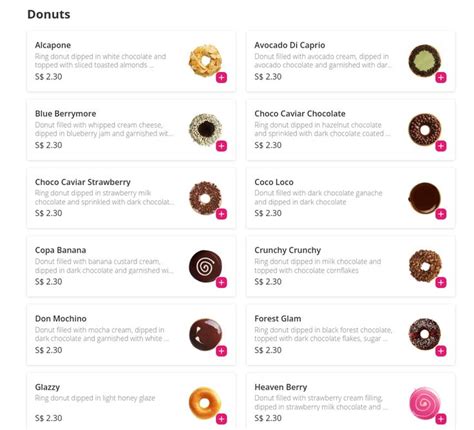 J.CO Donuts & Coffee Menu Singapore Latest 2023 | Coffee menu, Jco donuts, Green tea chocolate