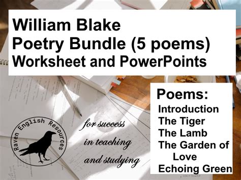 William Blake Poem Bundle | Teaching Resources