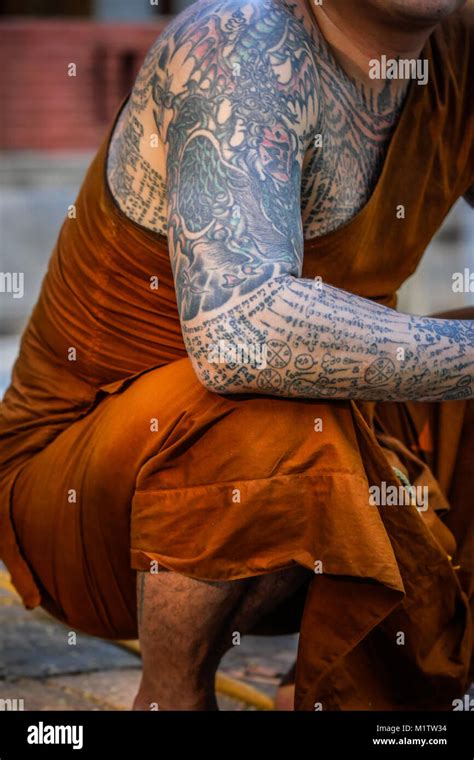 Buddhist Monk Tattoo High Resolution Stock Photography and Images - Alamy