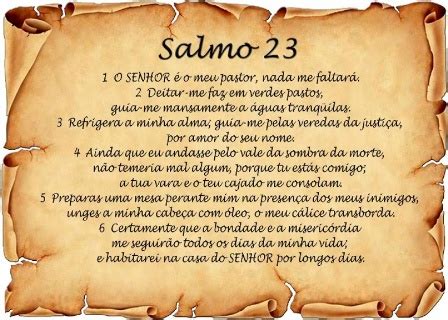 Salmo 23 de la biblia catolica - Imagui