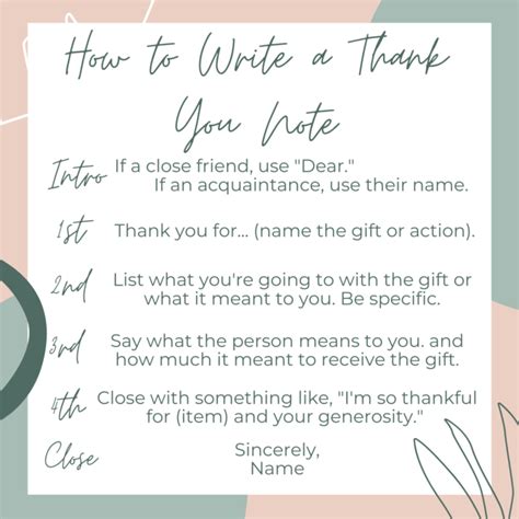 How to Write a Thank You Note - Examples and Helpful Timeline