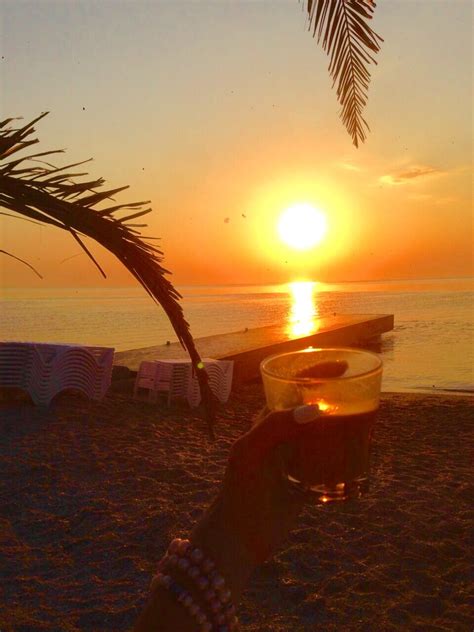 Best sunrise coffee in the morning on the perfect beach Sunrise Coffee ...