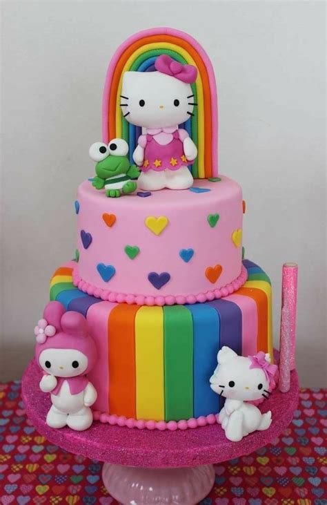 Hello Kitty Theme Party, Hello Kitty Birthday Cake, Hello Kitty Themes, Cat Birthday Party ...