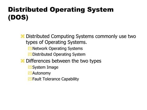 PPT - Distributed Operating Systems - Introduction PowerPoint Presentation - ID:313901