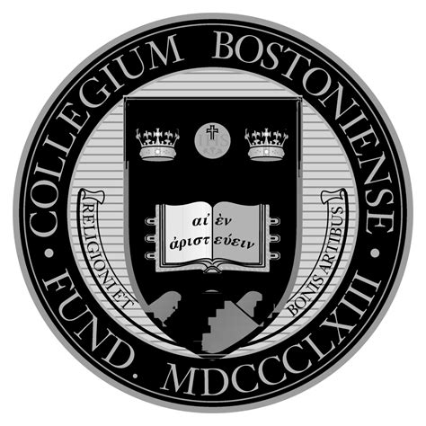 Boston College Logo Black and White – Brands Logos