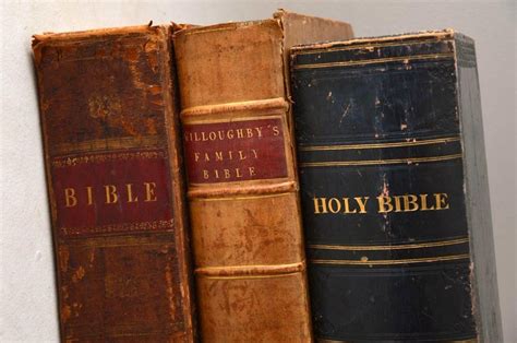 Set of Three Very Large Antique Holy Bibles 1778, 1813 and 1844 For ...