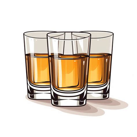 Shot Glass Clipart in Minimalist Art Style: 4K Vector Clipart – IMAGELLA