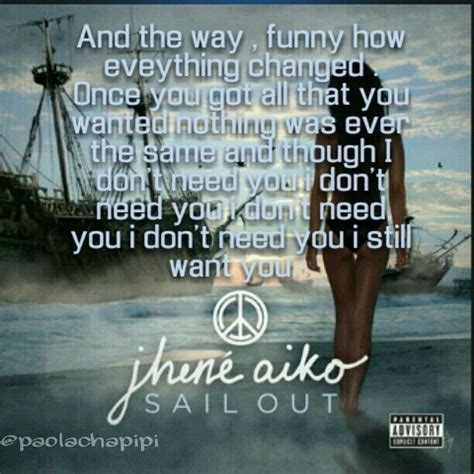 Jhene Aiko Song Quotes. QuotesGram