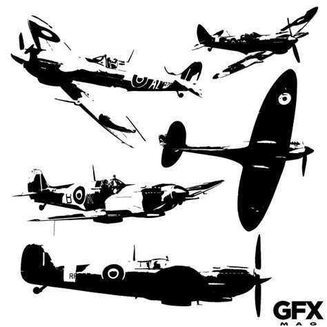 spitfire silhouette clipart 10 free Cliparts | Download images on ...