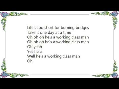 Jimmy Barnes - Working Class Man Lyrics - YouTube