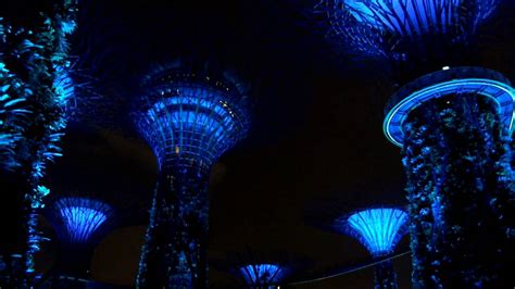 Supertree Grove Light Show - Gardens By the Bay, Singapore [2016-06-18 ...