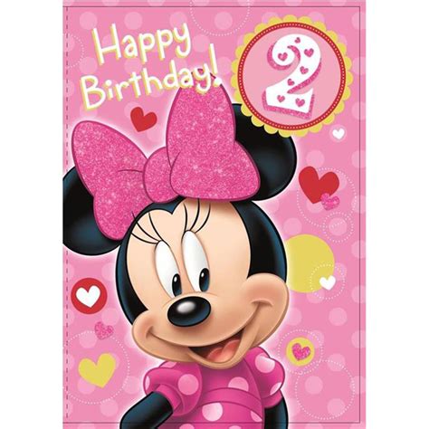 Minnie Mouse Birthday Cards (Assorted) | eBay