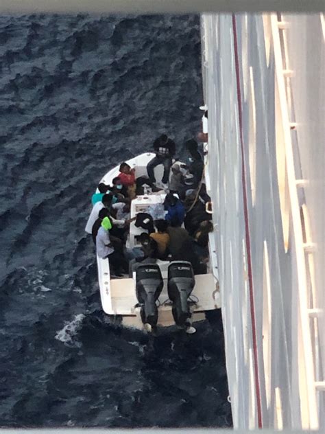 24 people rescued from sinking boat by passing Carnival Cruise ship off Florida coast - Florida ...