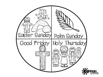 Easter: Holy Week Activities by The Kinder Korner | TpT