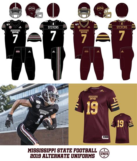 2019 Mississippi State Football Uniforms Season Preview - Hail State Unis