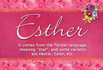 Esther Name Meaning - Esther name Origin, Name Esther, Meaning of the ...