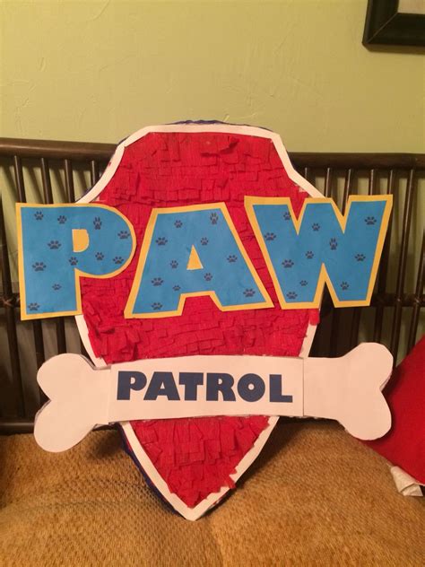 Paw Patrol pinata homemade Paw Patrol Birthday Party, Paw Patrol Party ...