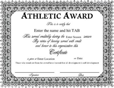 Sports Award Certificate - 30+ Examples, Illustrator, Design, Word, Pages, Photoshop, Publisher, Pdf