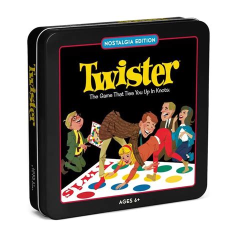 Winning Solutions Twister Board Game with Nostalgia Edition Game Tin ...