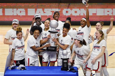 Women’s Basketball: The Huskies are home, UConn wins 19th conference title in first season back ...