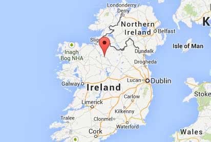 Map of accommodation in Carrick-on-Shannon Ireland - Carrick Holiday Homes