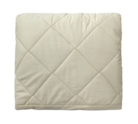 Organic Wool-Filled Fitted Mattress Pad - Natura