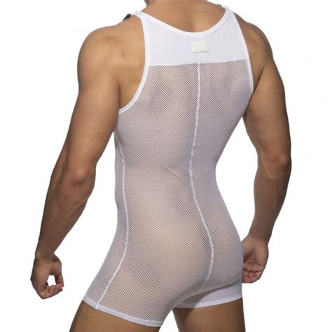 Addicted Wrestling Mesh Singlet - White | INDERWEAR