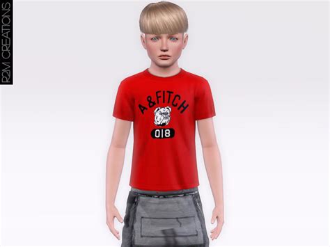 Abercrombie & Fitch's shirt for kids - R2M Creations