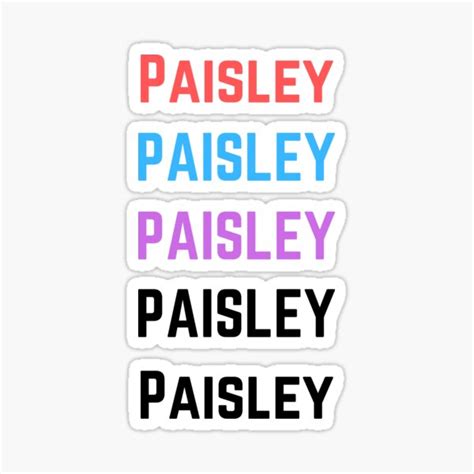 "Paisley" Sticker for Sale by PODdezaine | Redbubble