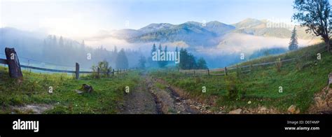 Summer mountain panorama Stock Photo - Alamy