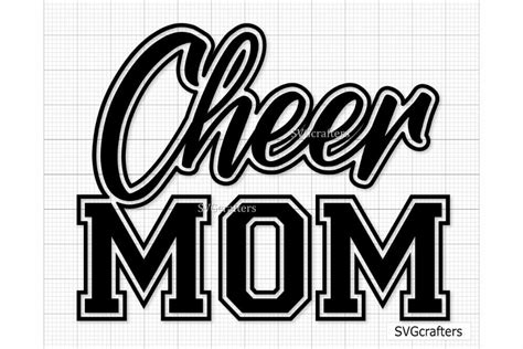 Embellishments Cheer Mom Svg Highschool Svg SVG FILES Sports ...