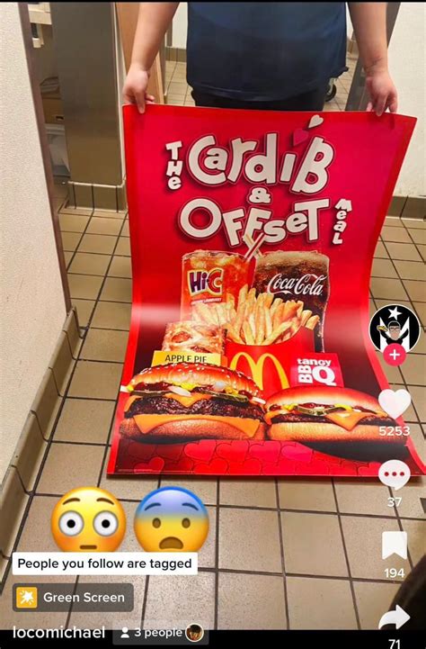 Cardi B x Offset McDonald’s Valentine’s Day Meal Coming Soon – aGOODoutfit