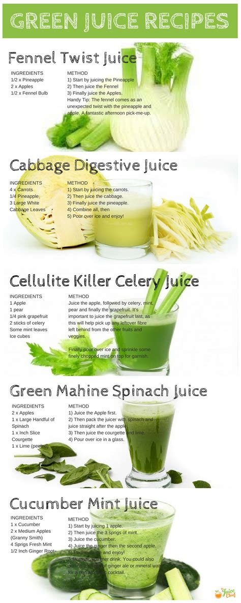 Super Healthy Green Juice Recipes For You To Try Infographic ...