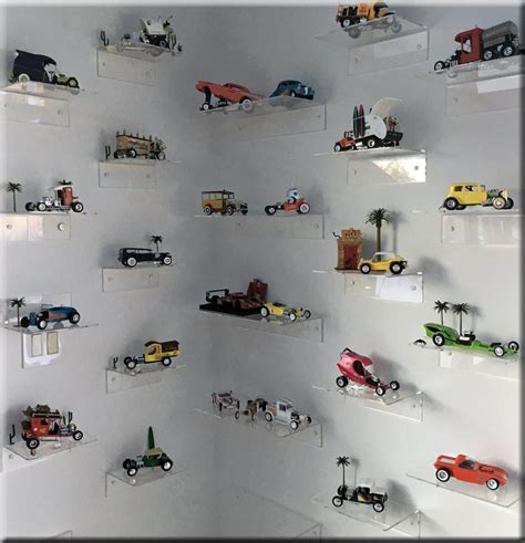 Clear Acrylic Plastic wall mounting Shelf Display Floating organizing shelves