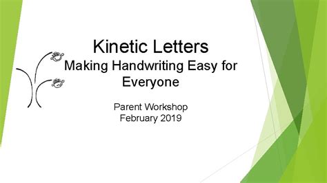 Kinetic Letters Making Handwriting Easy for Everyone Parent