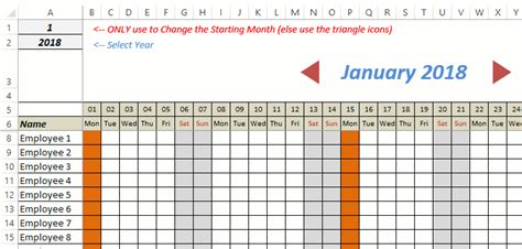 Free Excel Leave Tracker Template (Updated for 2018)