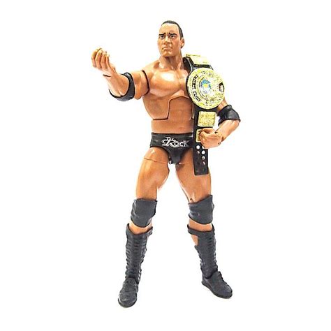 (RESERVED) WWE Mattel Elite The Rock Loose Figure, Hobbies & Toys, Toys ...