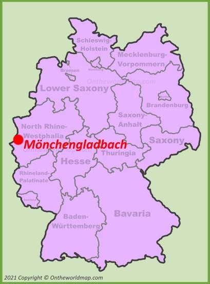 Mönchengladbach Map | Germany | Detailed Maps of Mönchengladbach