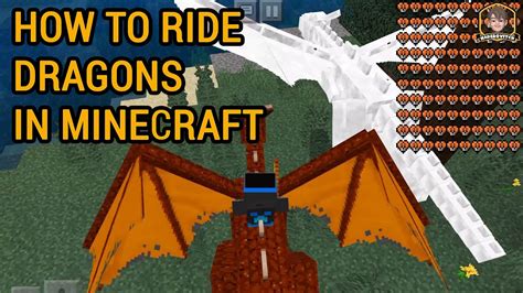 MINECRAFT - How to TAME and RIDE DRAGONS! - YouTube