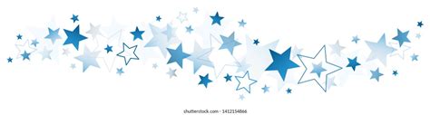 Blue Star Border