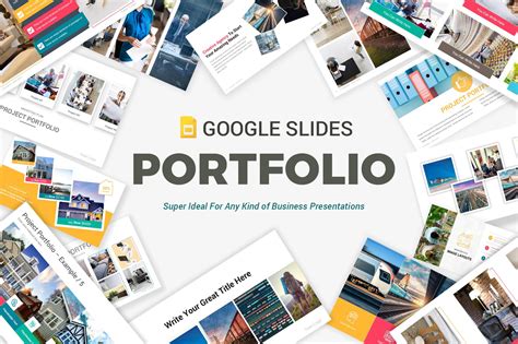 Portfolio Google Slides Template | Presentation Templates ~ Creative Market